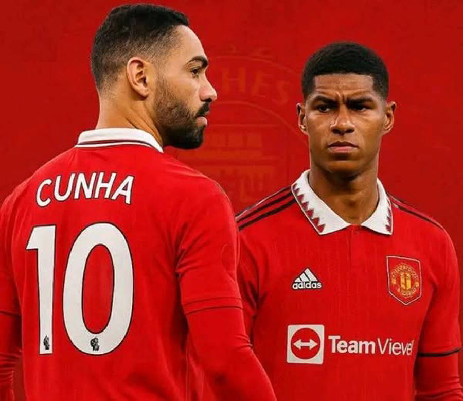 曝曼联将剥夺拉什福德10号，库尼亚有望接班！妖星暂时难转会离队